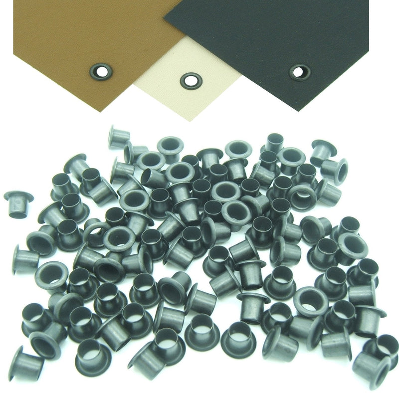 Kydex Eyelets Assortment Kit 1/4 inch GS 8-8, 8-9, 8-10, 8-12 by QuickClip Pro USA Mil-Spec Brass Black Oxide 1/4" DIY Grommets for Gun Holsters + Knife Sheaths (400pcs GS Size 8,9,10,12) 400pcs GS Size 8,9,10,12