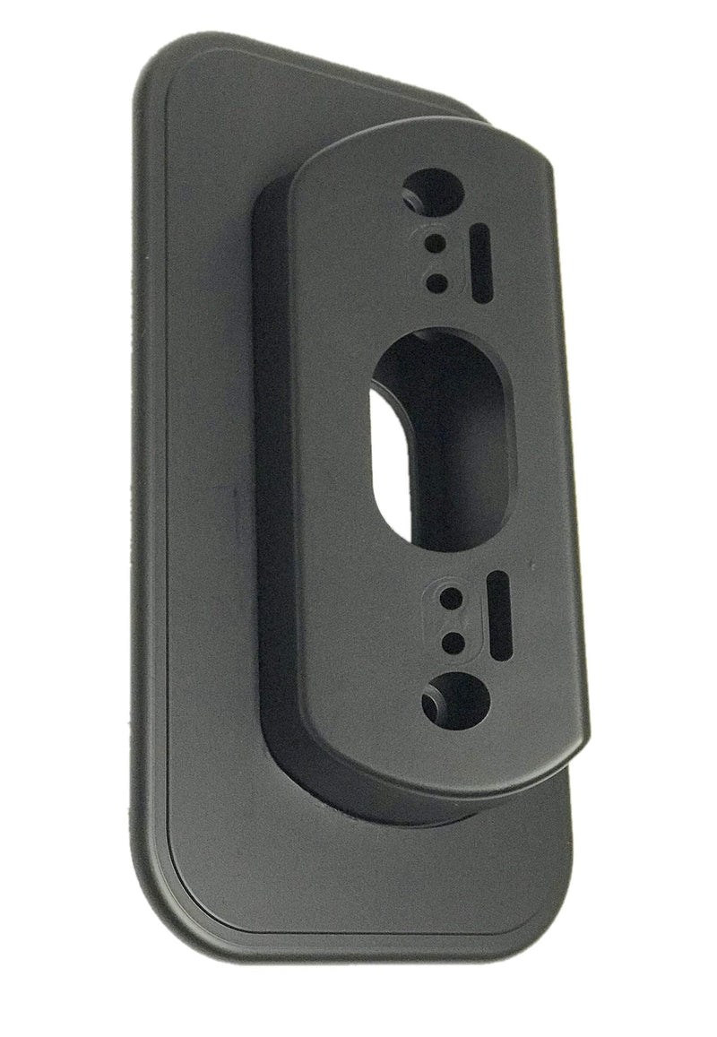 Ade Advanced Optics Wall Plate and 30 Degree Angled Mount Combo for Nest Hello - Black