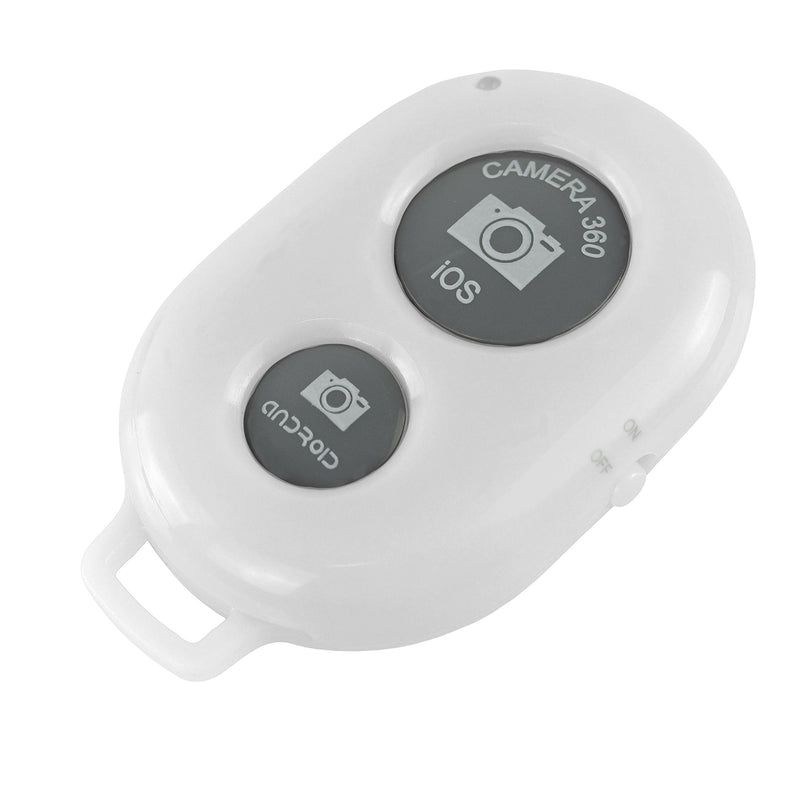 CamKix Camera Shutter Remote Control with Bluetooth Wireless Technology - Create Amazing Photos and Videos Hands-Free - Works with Most Smartphones and Tablets (iOS and Android) White