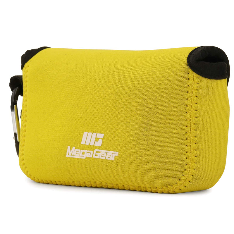 MegaGear MG1832 Ultra Light Neoprene Camera Case Compatible with Sony Cyber-Shot DSC-RX100 VII, Olympus Tough TG-6, TG-5, Sony Cyber-Shot DSC-RX100 VI, DSC-RX100 V - Yellow