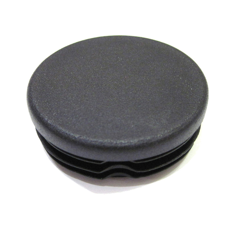 48mm (Approx. 1 7/8 Inch) Round Plastic End Cap (for Hole Size 41-45.6mm, from 1 5/8 to 1 13/16, Including 1 3/4 inches), Cover for Steel Fence Post, Furniture Finishing Plug (Black, 8) 48mm Black