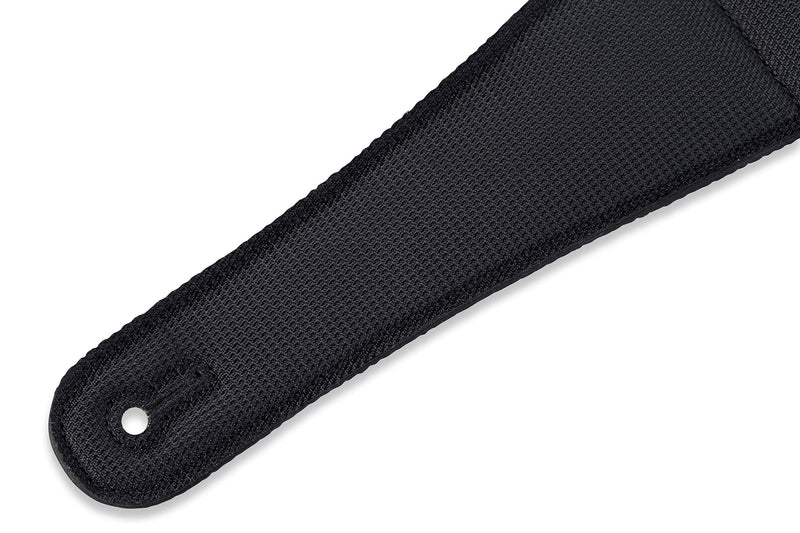 Levy's Leathers M8P3-BLK 3" Polypropylene Guitar Strap, Black