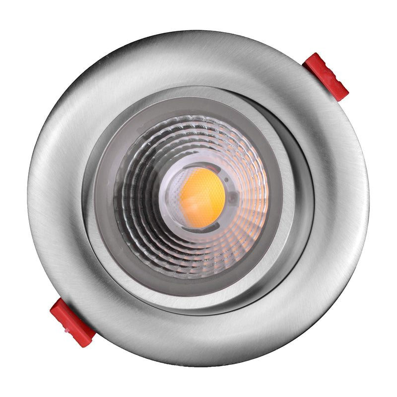 NICOR Lighting DGD411202KRDNK LED Downlights, Nickel 2700K Color Temperature