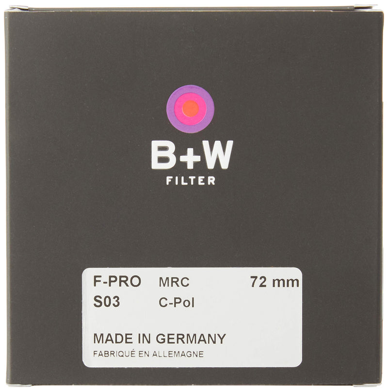 [AUSTRALIA] - B+W 72mm Circular Polarizer with Multi-Resistant Coating 72 mm 
