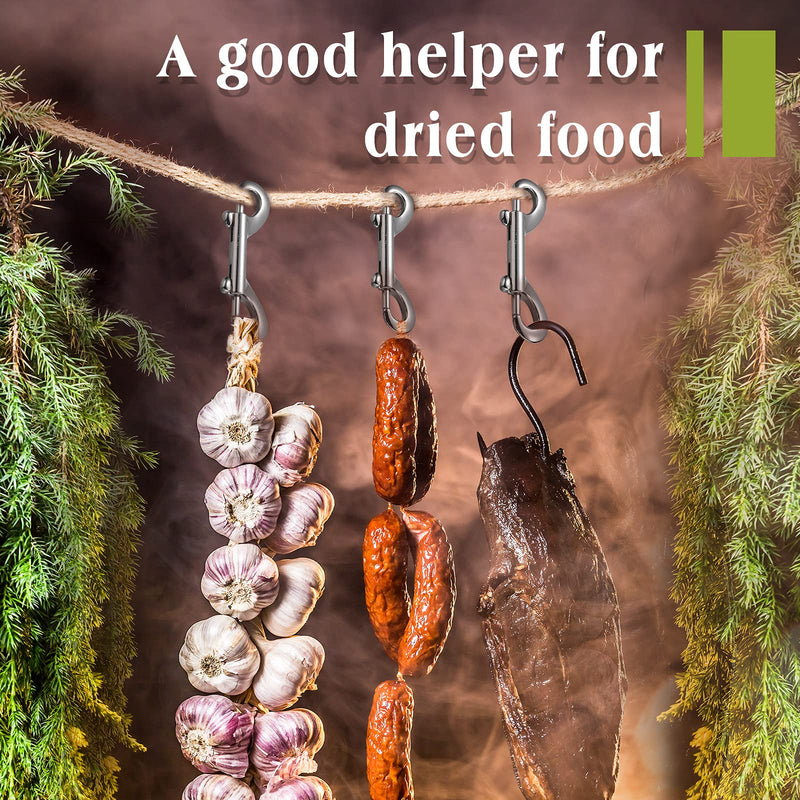 12 Pieces Double Ended Bolt Snaps Hook Zinc Alloy Double Trigger Clips Home Pet Accessory for Linking Dog Leash Collar Leash Key Chain Horse Tack Pet Sling Feed Buckets (2.75 Inch) 2.75 Inch