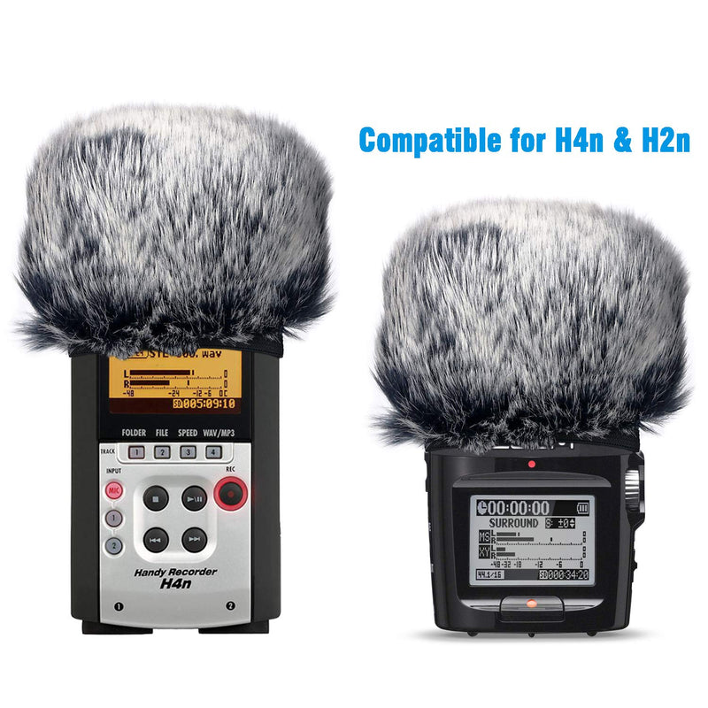 [AUSTRALIA] - Windscreen Muff for Zoom H2n/H4n Handy Recorders, Zoom Mic Dead Cat Fur Windscreen Wind Screen for H2n H4n by YOUSHARES 