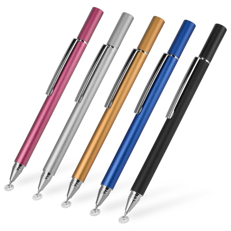 BMAX MaxBook Y13 Stylus Pen, BoxWave [FineTouch Capacitive Stylus] Super Precise Stylus Pen for BMAX MaxBook Y13 - Lunar Blue FineTouch Capacitive Stylus