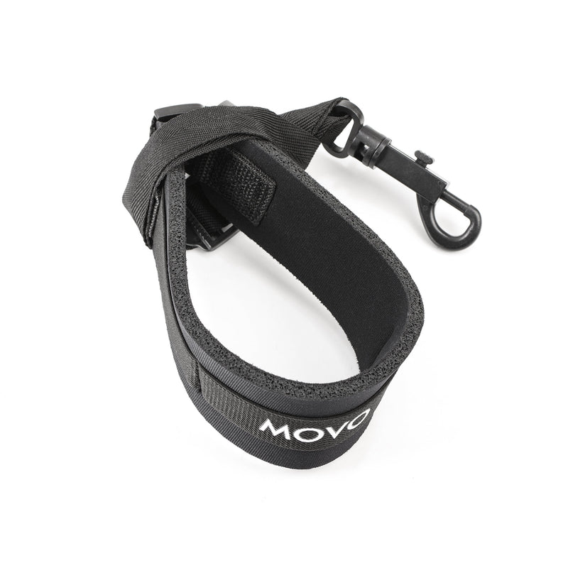 Movo MS-20J Music Instrument Neck Strap for Saxophones, Horns, Bass Clarinets, Bassoons, Oboes and More (Black - Medium Length) Black