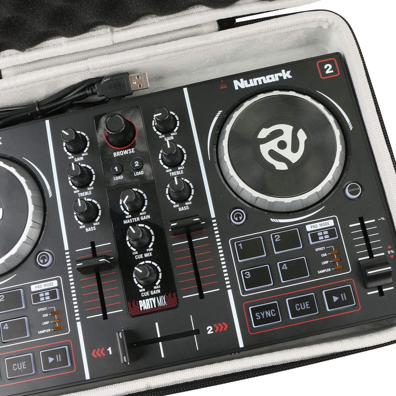 [AUSTRALIA] - Khanka Hard Travel Case Replacement for Numark Party Mix – Starter DJ Controller 