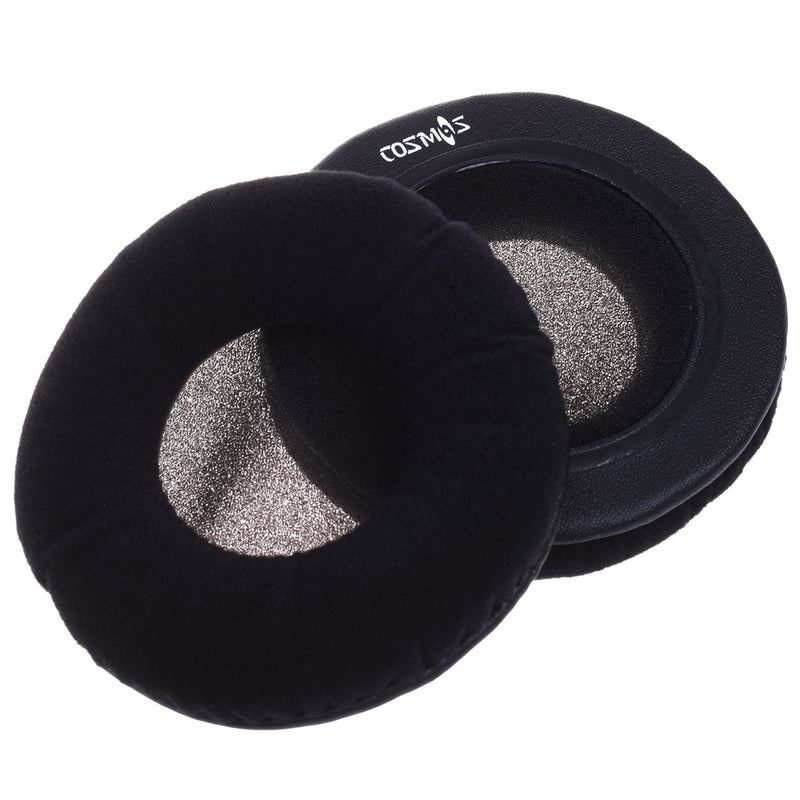[AUSTRALIA] - Cosmos ® 1 Pair Black Color Velvet Replacement Earpad Ear Pad Cushion for AKG K 240 Studio Headphones 