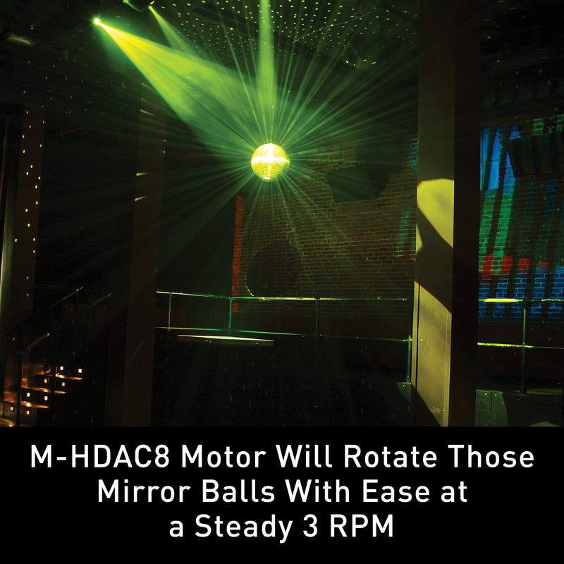 [AUSTRALIA] - American Dj M-Hdac8 3 Rpm Mirror Ball Motor 