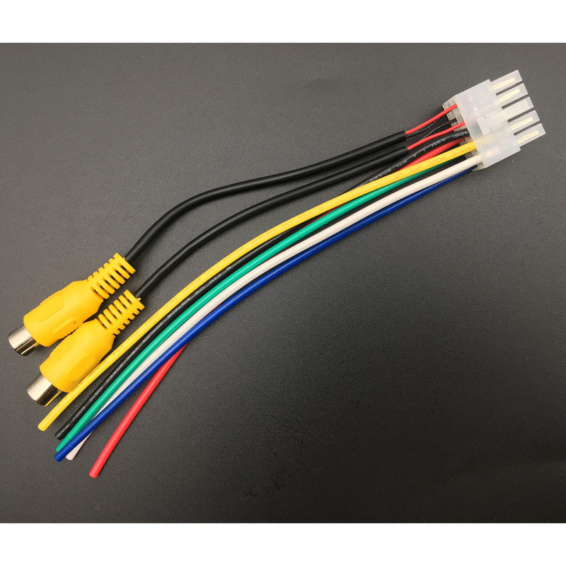 Dual TBX10A Wire Harness 10 Pin Plug with RCA Jack MXD337BT, MCD237BT, MCP1337BT,AMCP425BT