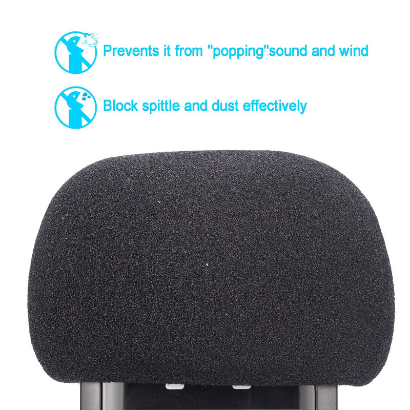 [AUSTRALIA] - SUNMON Windscreen Foam Filter Fits DR-05,DR05X Portable Digital Recorders, DR 05X Indoor Mic Windshield Pop Filter (2 pcak) foam 2pack 
