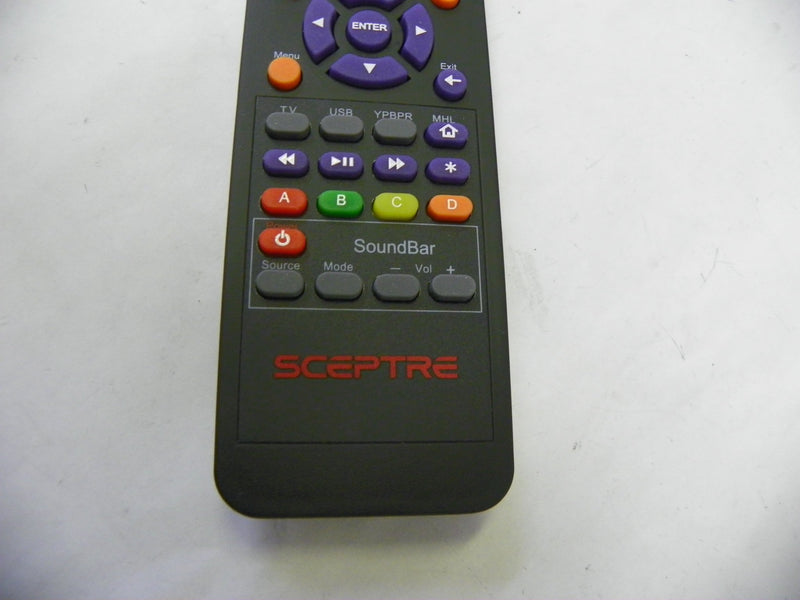 Sceptre E325, E245BD-FHDU, E325BV-HDC DVD, Sound Bar, Combo TV Remote Control