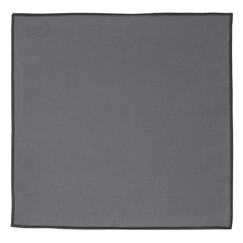 MI&VI Synthetic Chamois Microfiber Instrument Cleaning & Polishing Cloth for Violin, Viola, Cello, Bass, Guitar, Saxophone, Flute 12x12in (Charcoal-Grey) Charcoal-Grey