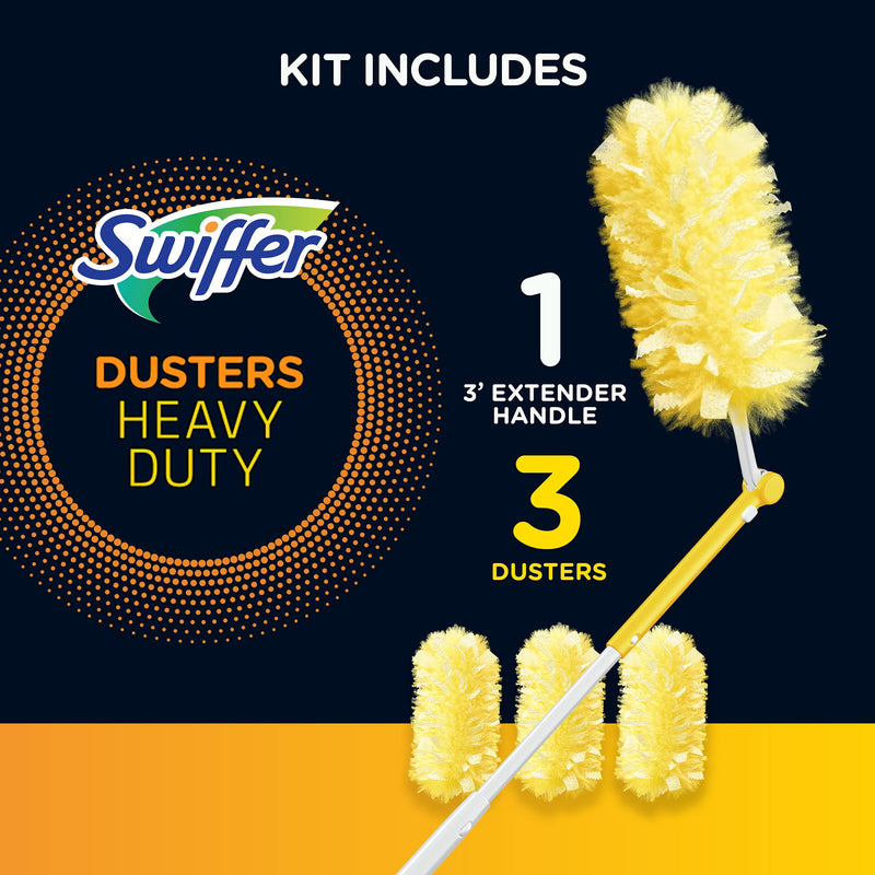 Swiffer Dusters 360 Extendable Handle Starter Kit 4 Refills