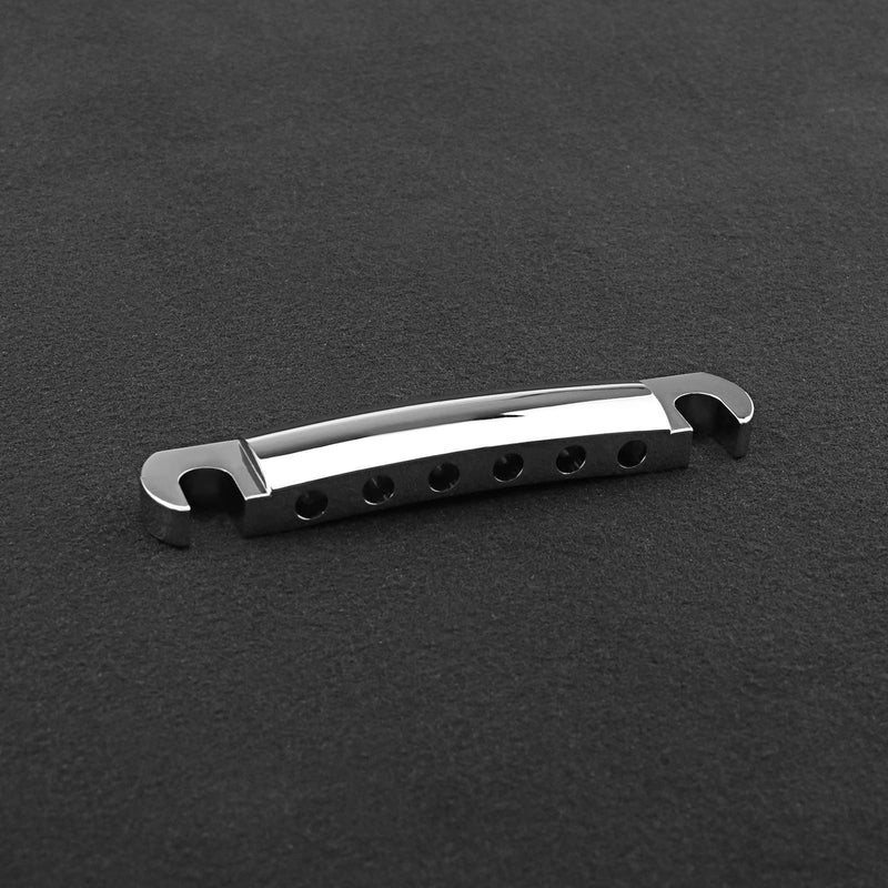 Silver Electric Guitar Tune-o-Matic Tailpiece & Bridge Set With Studs Mounting Accessories Fit For Epiphone Les Paul Replacement Parts Silver