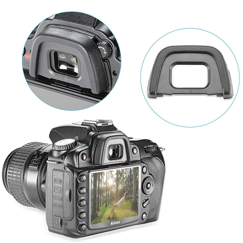 [AUSTRALIA] - DK-23 Eyecup Eyepiece Viewfinder for Nikon D7200 D7100 D300 D300s Camera, Replaces Nikon DK-23 (2 Pack) 