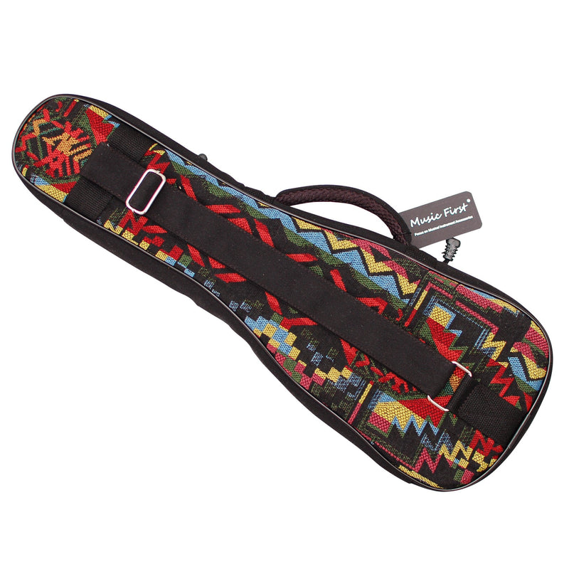 [AUSTRALIA] - MUSIC FIRST Cotton Woven The Native Vintage Style Ukulele case Ukulele Bag Ukulele gig Bag (21 inch Soprano, The Native) Fit for 21 inch Soprano Ukulele 