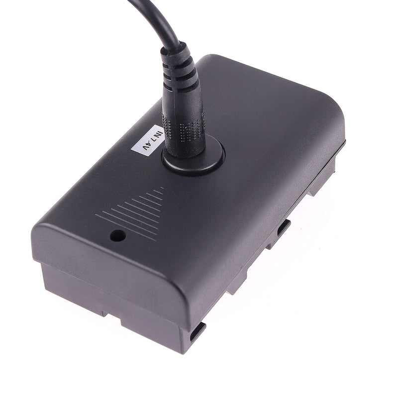 JLWIN NP-F550 Fake Dummy Battery+AC Power Supply Adapter for Sony NP-F550 F570 NP-F970 to Power LED Light CN-160 CN-126 YN-160 YN-300 YN300 II YN-600