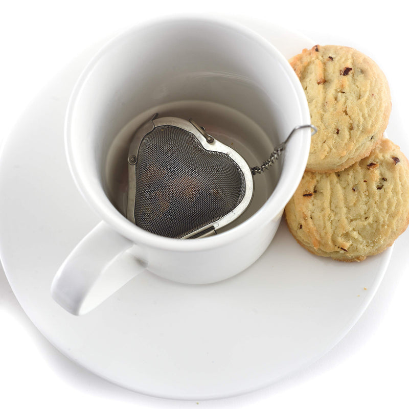 Norpro Stainless Steel Heart Tea Infuser, 2-Inch