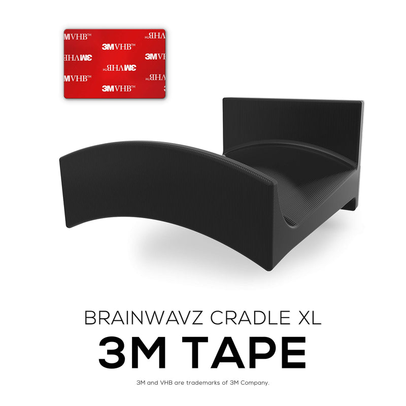 Brainwavz Cradle Extra Large - 2PK - Headphone Hanger, Universal Stand for Wide Headbands Like AKG 701, K7902, K204, Sony MDR 7506, Sennheiser, Audio-Technica, Gaming Headset, Cables, Gamepad & Other