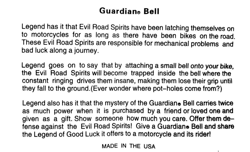 Leprechaun Guardian Biker Bell