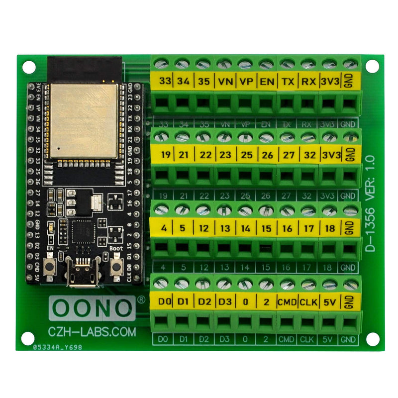 Screw Terminal Block Breakout Module Board for ESP32-DevKitC