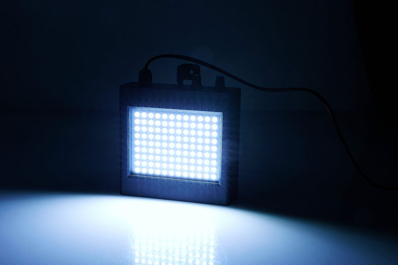 [AUSTRALIA] - XKCL Mini Strobe Light,Super-Bright RGB/White Strobe Light With 108 Mini LEDs Auto Sound Activated OR Adjustable Flash Speed Control Mode(White) 108 Led Strobe-White 