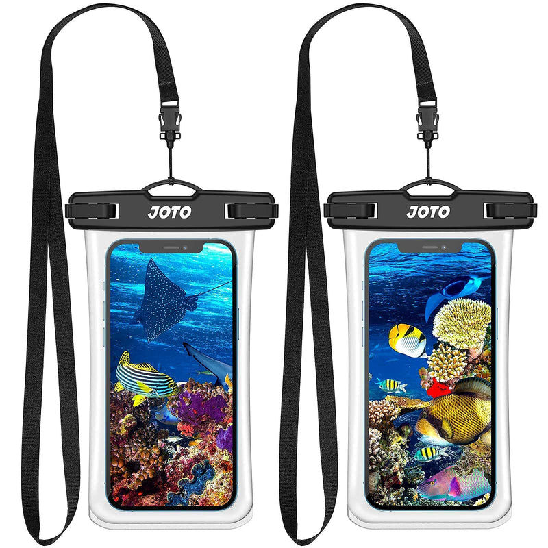 3 Pack ProCase Universal Cellphone Waterproof Pouch Dry Bag Underwater Case Bundle with 2 Pack JOTO Universal Waterproof Pouch Cellphone Case