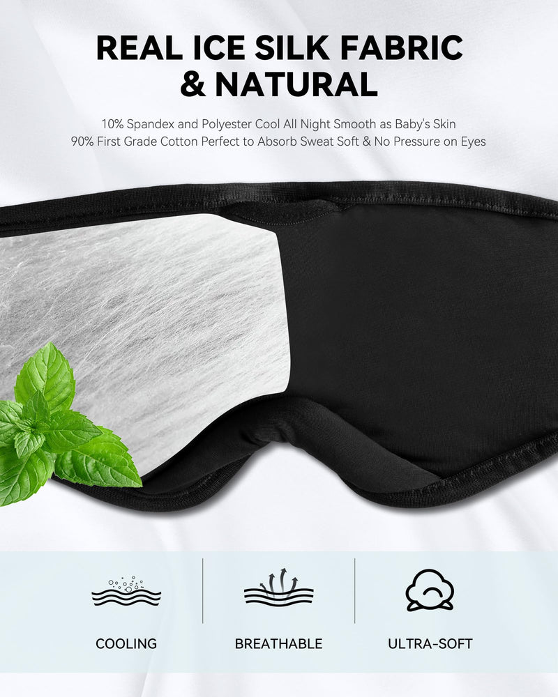 MUSICOZY Sleep Headphones Bluetooth Sleep Eye Mask for Sleeping Wireless Music Sleeping Headphones Headband Eye Mask Sleep Earbuds for Side Sleepers Men Women with Speakers Cool Tech Gadgets(Purple) Purple