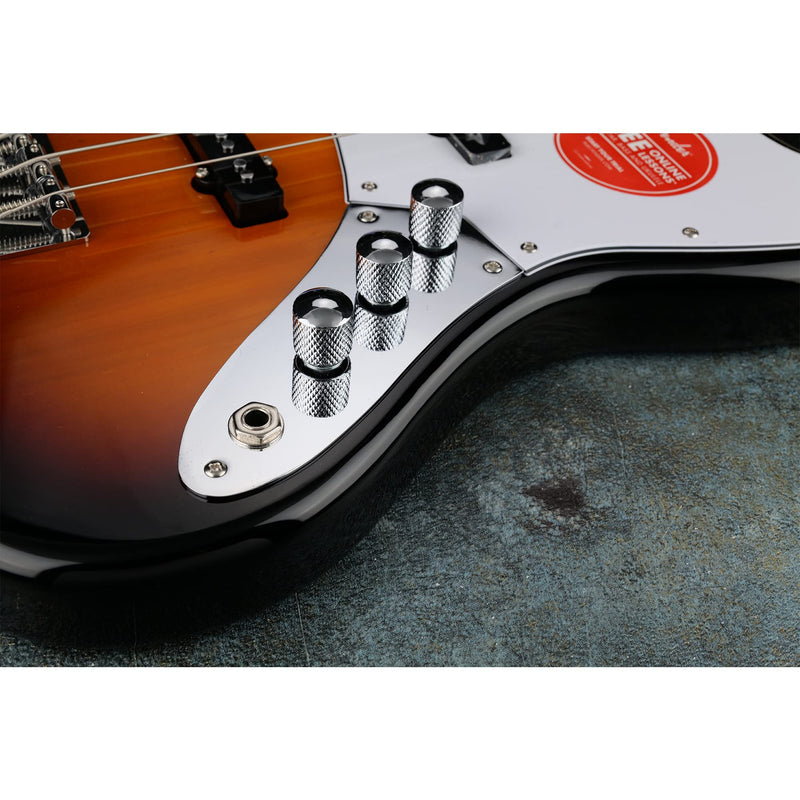 Musiclily 3 Bands Loaded Control Plate with PrewiredAssembly Preamp Knobs Pots for Fender Jazz Bass, Chrome