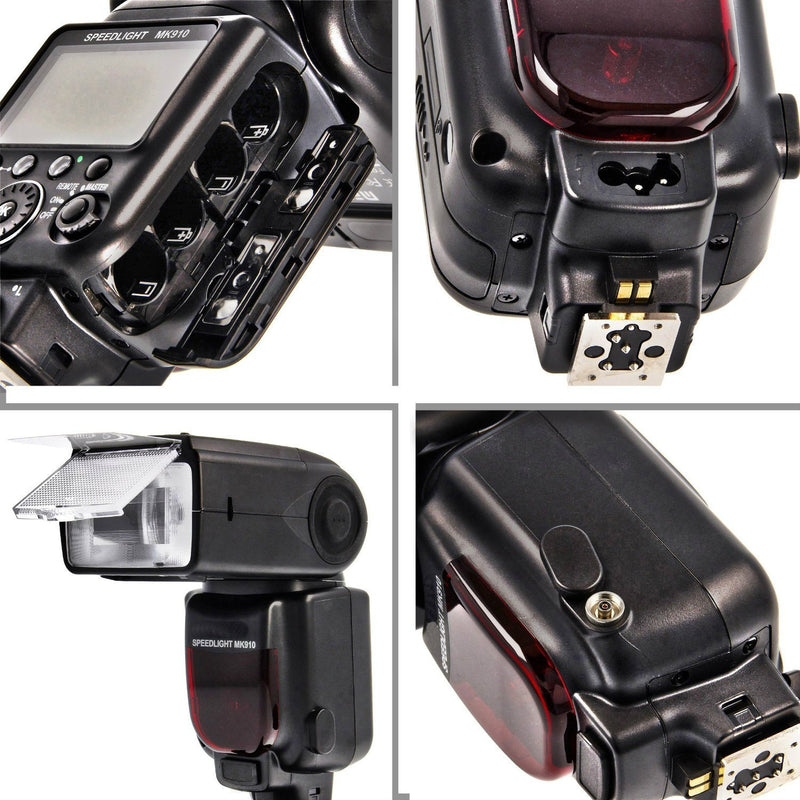 Mcoplus Meike Mk-910 High Speed Sync 1/8000s i-TTL Flash Speedlite Replacement for Nikon Sb910 and Nikon Cameras D800 D800e D600 D7100 D7000 D5200 D5100 D5000 D3200 D3000 D800 D300 D90