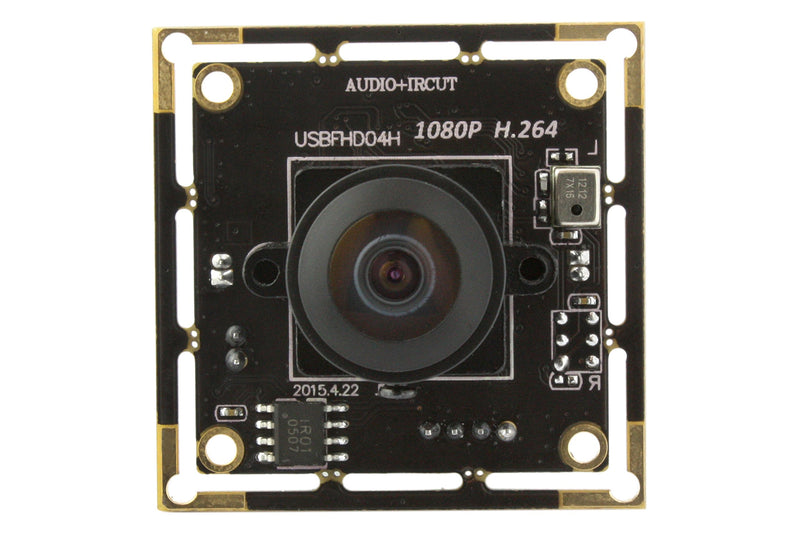 ELP 180 Degree fisheye Raspberry Pi 1080P H.264 Microphone PC Web USB Security Camera 180degree lens