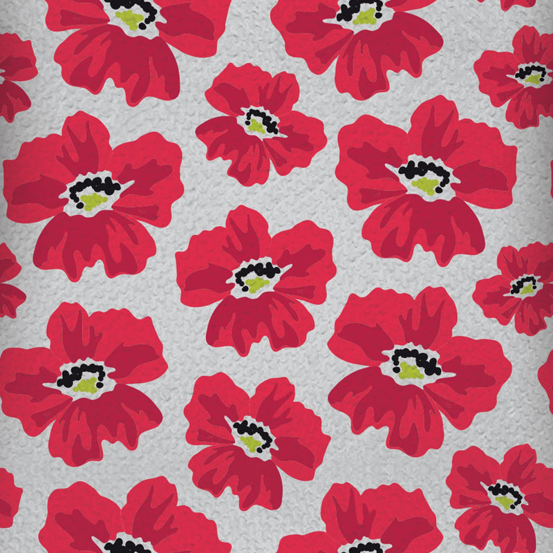 MÜkitchen | Sponge for Dishes and Household Cleaning | Microfiber Print & a Non-Scratch Scrub Pad | Machine Washable & Reusable | Set of 4 | New Poppy