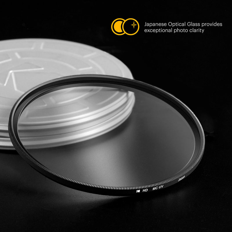KODAK 67mm Filter Set Pack of 3 Premium UV, CPL & ND4 Filters for Various Photo-Enhancing Effects, Absorb Atmospheric Haze, Reduce Glare & Prevent Overexposure, Slim, Multi-Coated Glass & Mini Guide