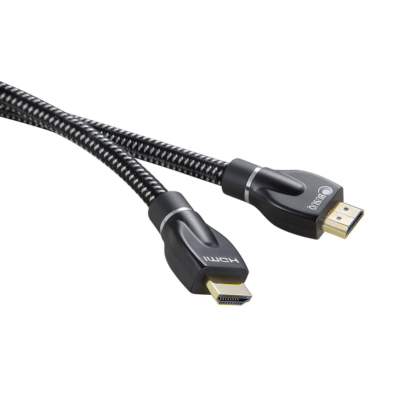 UFO Parts HDMI Cable 15ft - BUSUQ - HDMI 2.0 (4K@60HZ) Ready - 26AWG Nylon Braided- High Speed 18Gbps - Gold Plated Connectors - Ethernet, Audio Return - Video 2160p, for HDR 1080p PS3 PS4 HDMI 15ft Black