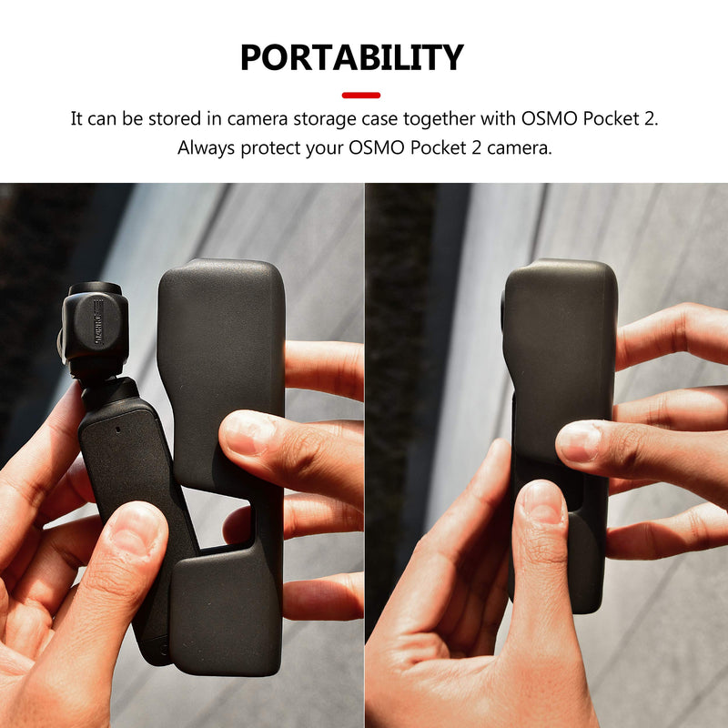 TOMAT OSMO Pocket 2 Lens Protective Cover + Lens Sun Hood for DJI OSMO Pocket 2 Camera Accessories