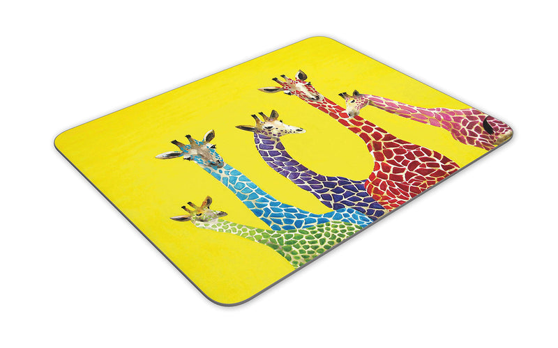 PROEVER Colorful Giraffe Mouse Pad Game Office Thicker Mouse Pad Decorated Mouse Pad