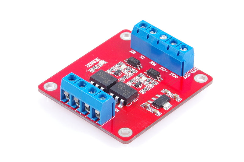 LM YN 2-Channel Solid State Relay Module High-Low Level Trigger 3A Optocoupler Isolation