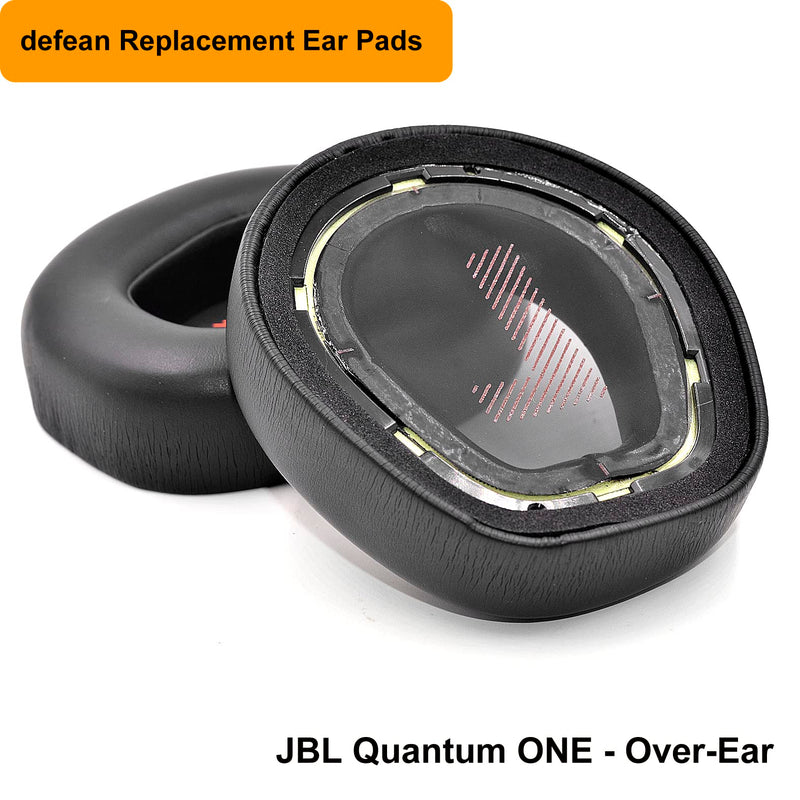 Quantum ONE Ear Pads - defean Replacement Ear Pads Cover Cushions Compatible with Quantum ONE/Q ONE / Q1 / Over-Ear ANC Performance Gaming Headphone,Softer Leather,High-Density Noise Cancelling Foam