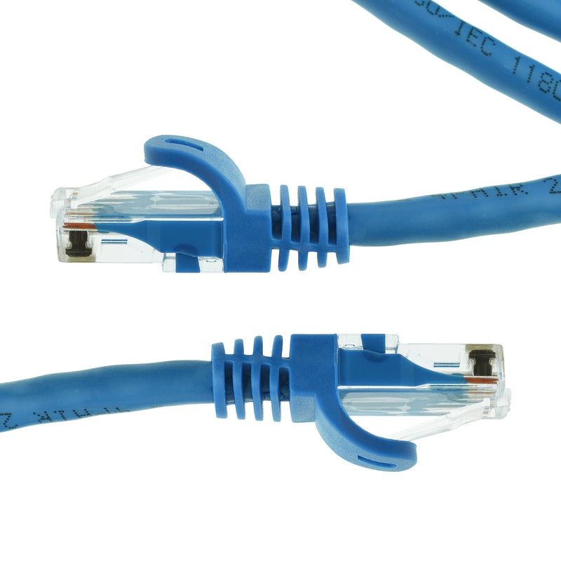 Mediabridge™ Ethernet Cable (25 Feet) - Supports Cat6 / Cat5e / Cat5 Standards, 550MHz, 10Gbps - RJ45 Computer Networking Cord (Part# 31-399-25X) Blue