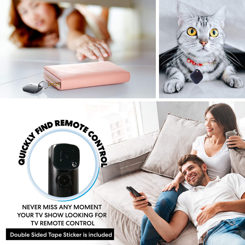 Key Finder & Items locators - Remote Control Device Finder - Paired Ready to use - Wireless Essential Items Finder Set -Loud Sound Items, Pet Finder 6 Receivers