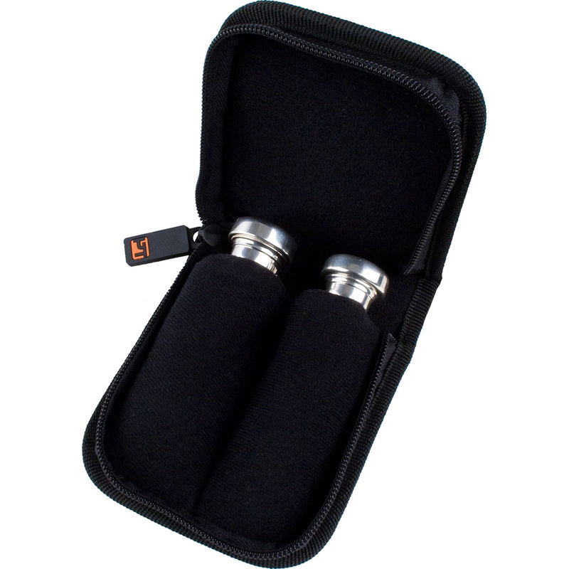 Protec Trumpet/Small Brass Multiple (2-Piece) Nylon Mouthpiece Pouch with Zipper Closure, Model A220ZIP