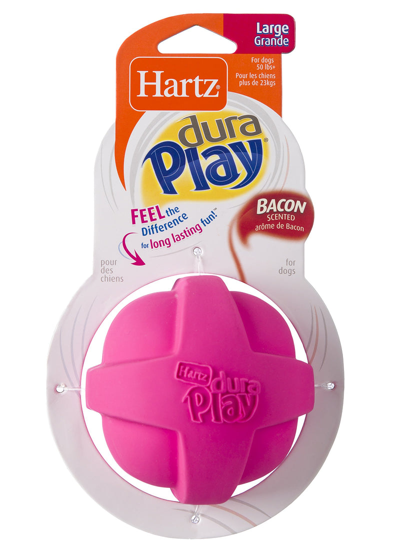 Hartz DuraPlay Bacon Scented Dog Toys Large (Pack of 1) Ball