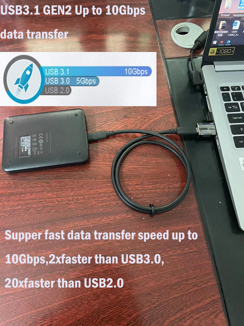 [AUSTRALIA] - Poihiom USB Male to C Female Adapter,3.2 USB A to Type C OTG Adapter,Up to 10Gbps Super Speed Data Sync & 120W Fast Charging Compatible with Laptop,PC,Charger,Power Bank,Quest Link (USB/M-C/F) USB/M-C/F 