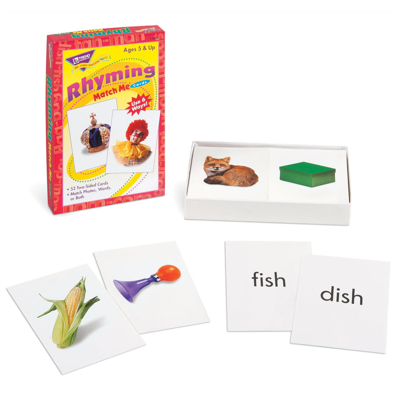 Trend Rhyming Words Match Me Flash Cards