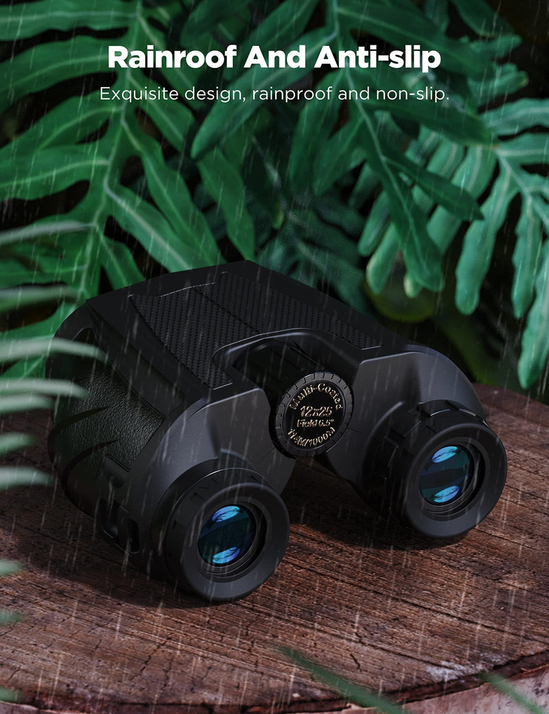 [AUSTRALIA] - Binoculars for Adults and Kids, CEYOMUR 12x25 Mini Compact Binoculars for Bird Watching, Theater and Concerts, Hunting and Sport Games 