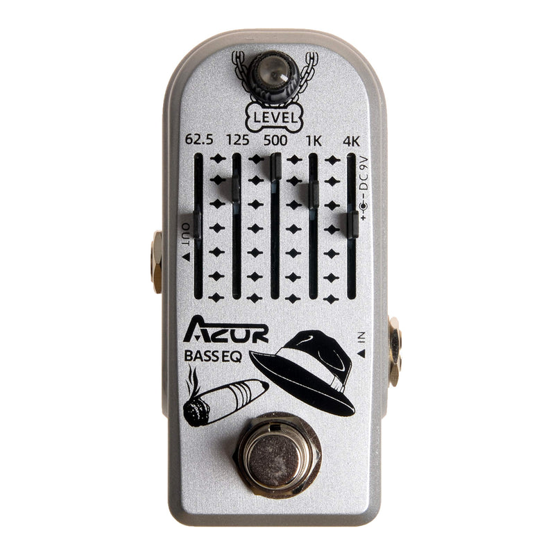 [AUSTRALIA] - AZOR 5 Band Bass EQ Guitar Effects Pedal Guitar Distortions Effect Pedal with True Bypass Aluminium-Alloy AP-323 