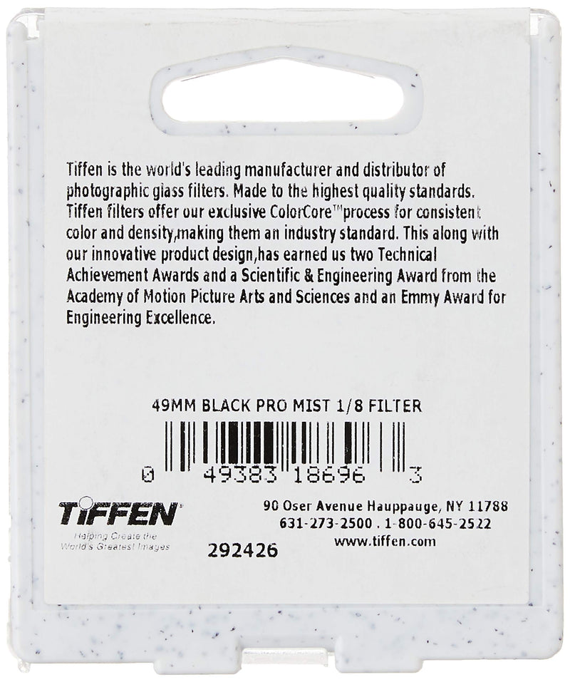 Tiffen 49BPM18 49mm Black Pro-Mist 1/8 Filter